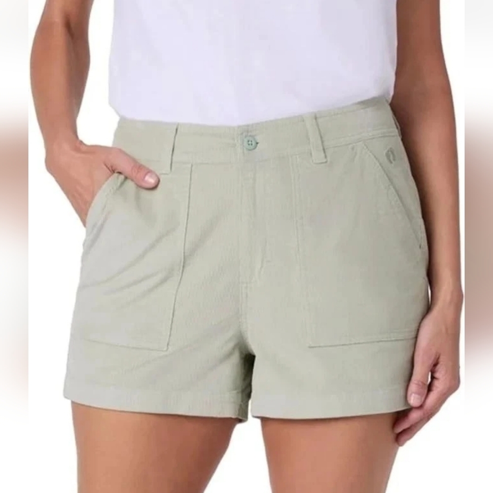 Hang Ten Corduroy Shorts Size 12 Sage Green 4 Inch Inseam NWT